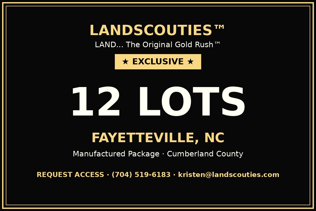 FAYETTEVILLE — 12-Lot Manufactured Package